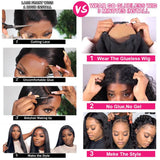 Glueless Wig Human Hair Ready To Wear Straight Lace Front Wigs Human Hair Bob Wig Human Hair Ready To Wear Human Hair Wigs