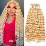 Wholesale 100% Deep Wave Human Hair Bulk for Boho Braids Raw Hair Extensions Deep Wave Bundles 12A Vietnamese Hair 30 inch