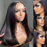 Glueless Wig Human Hair Ready To Wear Straight Lace Front Wigs Human Hair Bob Wig Human Hair Ready To Wear Human Hair Wigs