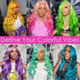 613 Hd Lace Frontal Wig 13x6 Body Wave Human Hair Wigs Brazilian 220 Density Pre Plucked Blonde transparent Lace Front Wig 30 In
