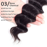 12A Human Hair Bundles Loose Deep Wave Bundles Human Hair 100% Brazilian Virgin Human Hair Extensions