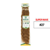 Julianna Deep Wave Synthetic Hair Bulk For Braiding Hair 20Inch Hair Bundles No Weft Natural Black Hair Extensions Wholesale