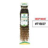 Julianna Deep Wave Synthetic Hair Bulk For Braiding Hair 20Inch Hair Bundles No Weft Natural Black Hair Extensions Wholesale