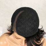 Glueless Straight Pixie Cut Human Hair Wigs For Women Short Right Natural Looking Pixie Cut Wig Soft Wear And Go Wigs Daily Use