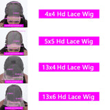 13x6 Hd Hot Red Lace Frontal Human Hair Wigs 13x4 Brazilian Colored Body Wave Lace Front Wig 4x4 5x5 Closure Wig For Women