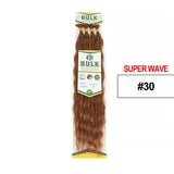 Julianna Deep Wave Synthetic Hair Bulk For Braiding Hair 20Inch Hair Bundles No Weft Natural Black Hair Extensions Wholesale